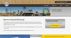 Desktop Screenshot of esplanadeministorage.com