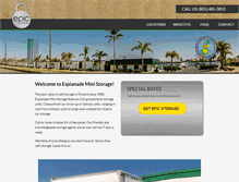 Tablet Screenshot of esplanadeministorage.com